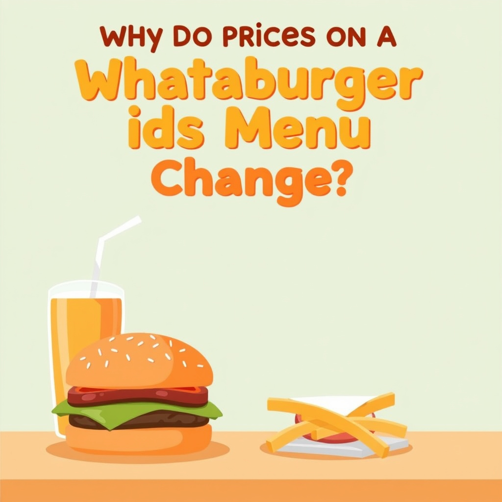 Why Do Prices On A Whataburger Kids Menu Change?